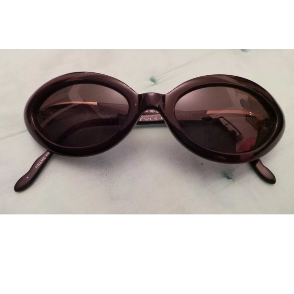 YVES COGAN Sunglasses France. Gold scroll accents